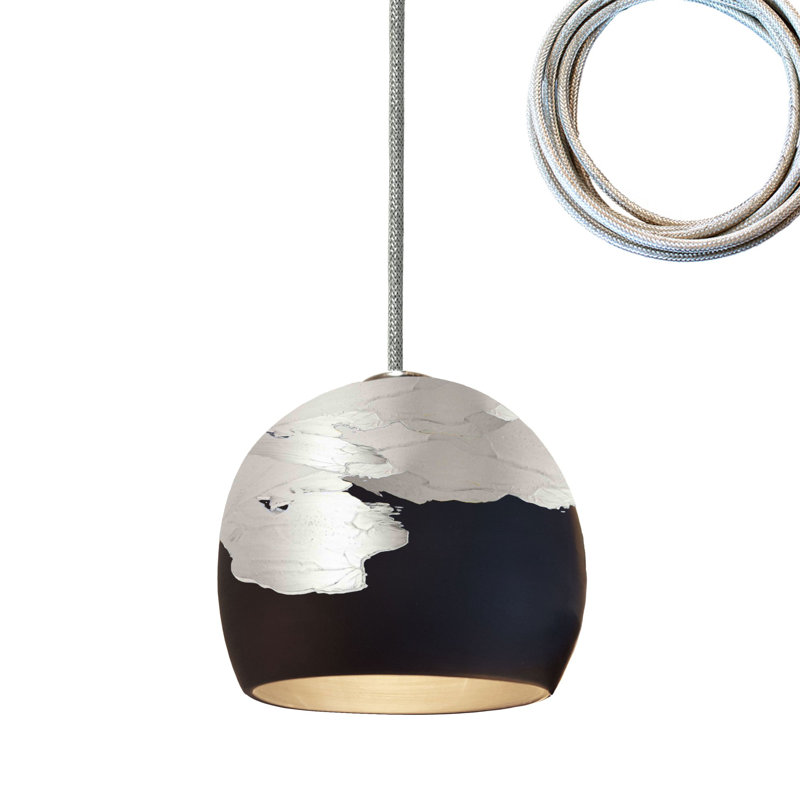 Ombre 1 - Light Pendant, Nickel, Matte Black/Silver, Yes
