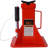 Heavy Duty Pin Type Professional Car Jack Stand With Lock, 22 Ton (44,000 Lb) Capacity, Red, 1 Pair-126115900