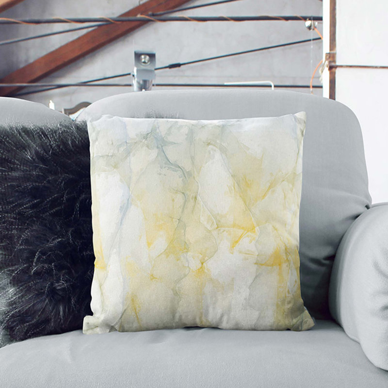 Sunrise Spirit Cushion with Filling, 40cm H x 40cm W x 15cm D, Black