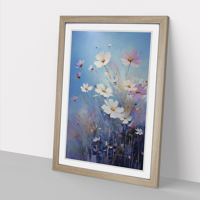 Single Picture Frame Print on Wood, Oak Framed, 46cm H x 34cm W