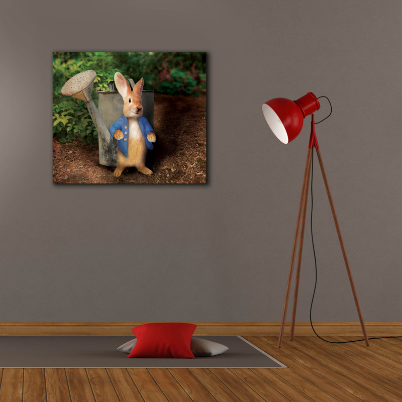 "Epip Graffiti" Peter Rabbit 2 "par John Hovenstine, art mural sur toile, 30 po x 26 po