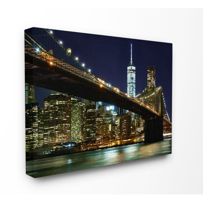 " New York At Night Stretched "