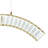 Rayahna Dimmable LED Modern Linear Chandelier