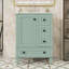 Meuble-lavabo autoportant moderne avec lavabo en céramique durable, rangement spacieux et tiroirs à fermeture en douceur-12352607