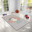 Tapis luxueux en polyester, 3,3 x 4,6 pieds | Tissu de velours 740 g / m², envers en feutre antidérapant, éponge stratifiée pour le confort | Antibactérien, lavable à la machine à 86 ° F | Imprimé numérique élégant pour la décoration intérieure-830293602