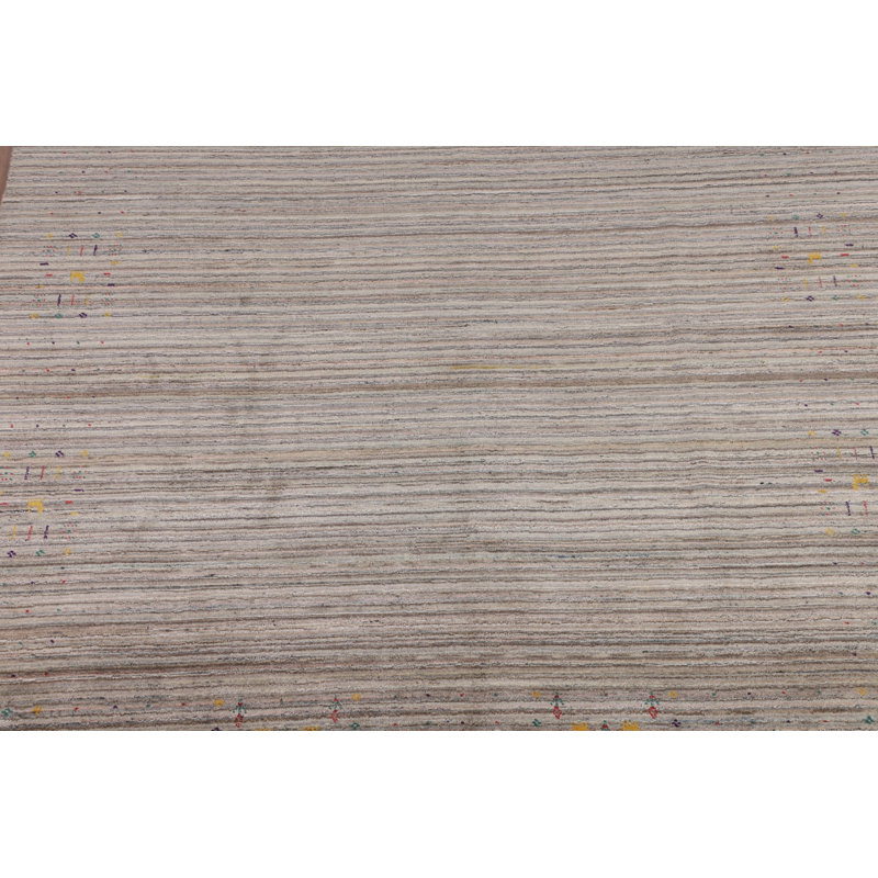 Tapis terre Gabbeh 8 x 8
