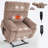 Heat Massage Dual Motor Infinite Position Up Large Electric Power Lift Recliners with Hidden Cup Holders, Medium-firm and Heavy Duty-390385440