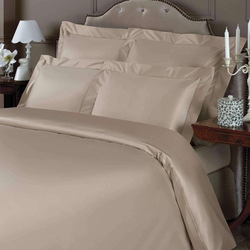 Rhapsody Fitted Sheet, King, Creamy Ecru