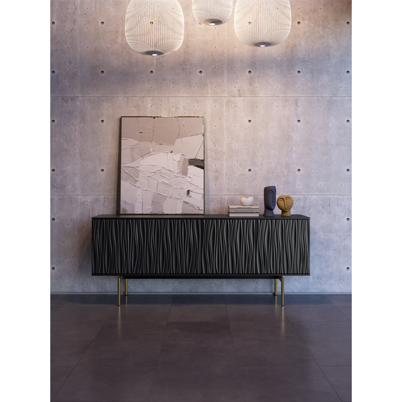 Tanami 79.25'' W Buffet, Black