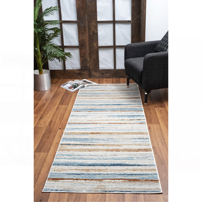 Tapis multicolore, Rectangle 5 pi 3 po x 7 pi 3 po