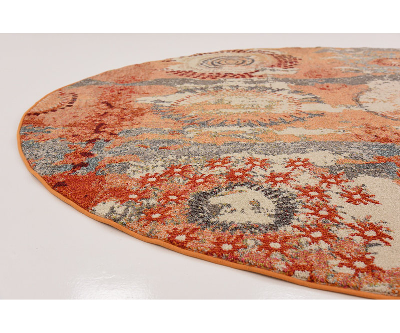 Langley Street Eddins Performance Orange Rug & Reviews | Wayfair
