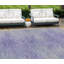 Tapis extérieur lavable abstrait 10 pi x 14 pi prune et mauve