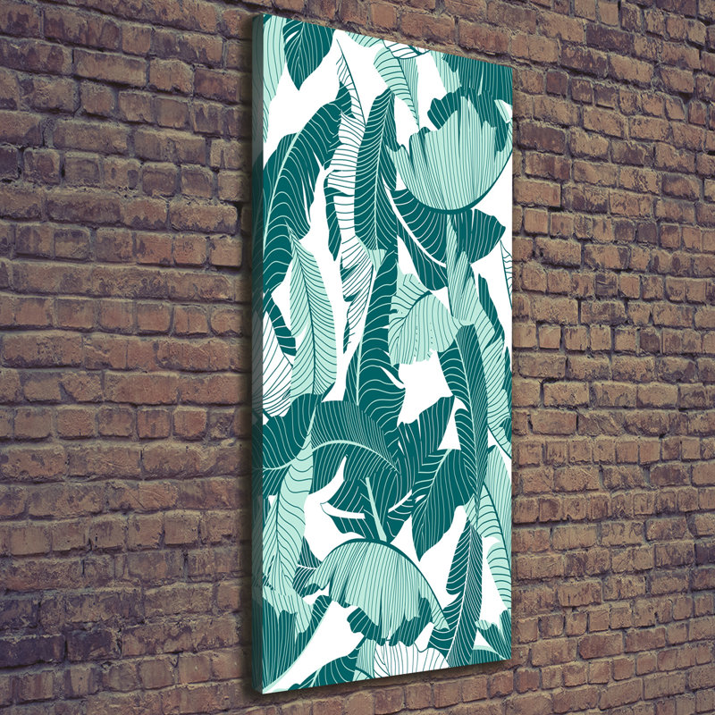Tropical Leaves - Wrapped Canvas Print