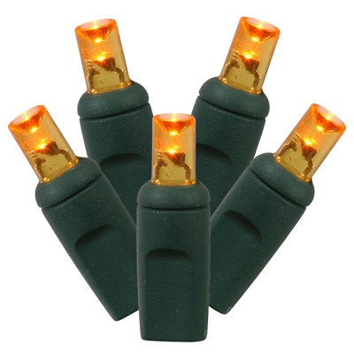 50 lumières de Noël grand angle à DEL de qualité commerciale
