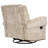 Pismo Modern Chenille Swivel Rocker Recliner with Dual Positions-120922568