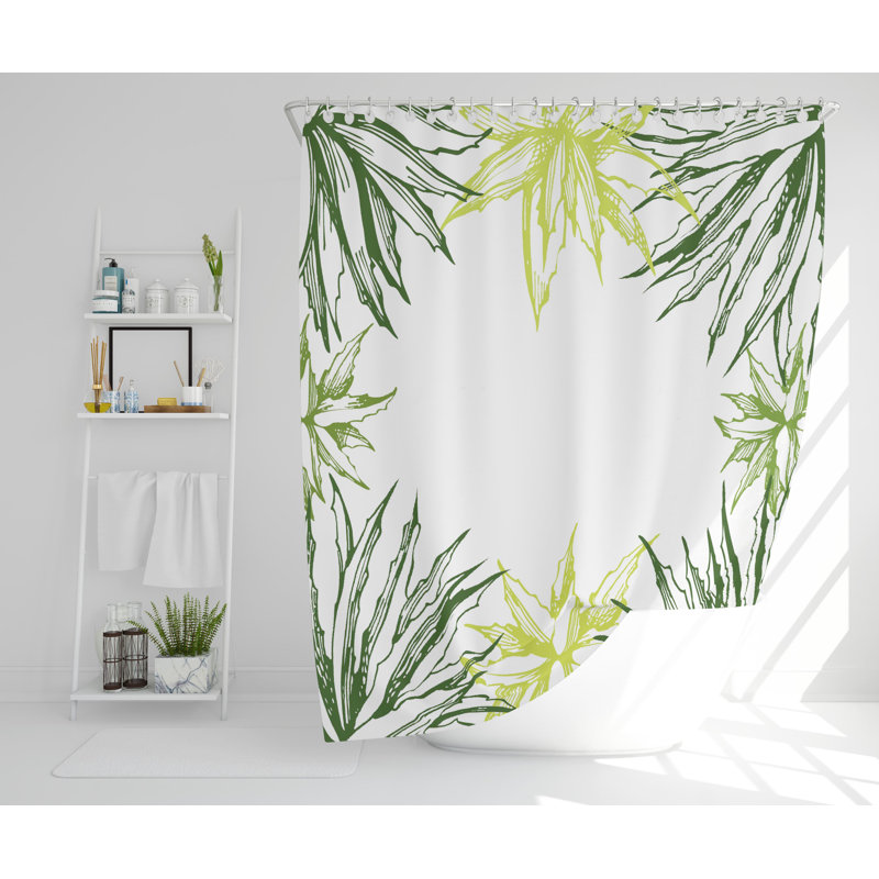 Sackman Polyester Shower Curtain Set, 177cm H x 177cm W