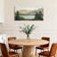 «Plants & Flowers Mountain Lake Landscape», reproduction d'art-1122098632