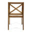 Chaise de salle à manger 2 avec coussins crème-eau - Idéal pour les chaises longues en bois 2Pcs-483486936