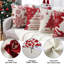 Ensemble de 4 housses de coussin en velours de Noël-135818622-135818623