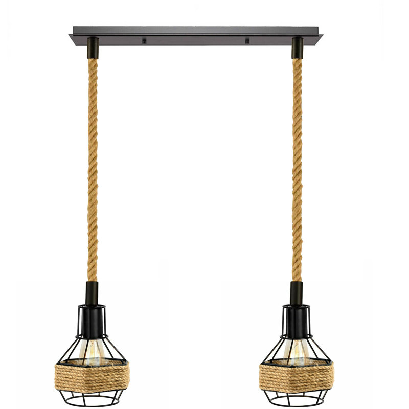 Waynoka 2 - Light Black Pendant