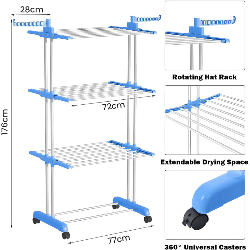 Plastic Foldable Standard Drying Rack