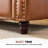 59" Upholstered Loveseat Faux Leather Sofa-1584175039
