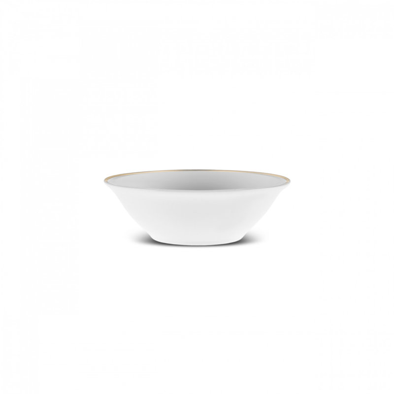 Karaca Rebeca 24-Piece New Generation Bone China Dinner Set for 6 People, White Gold