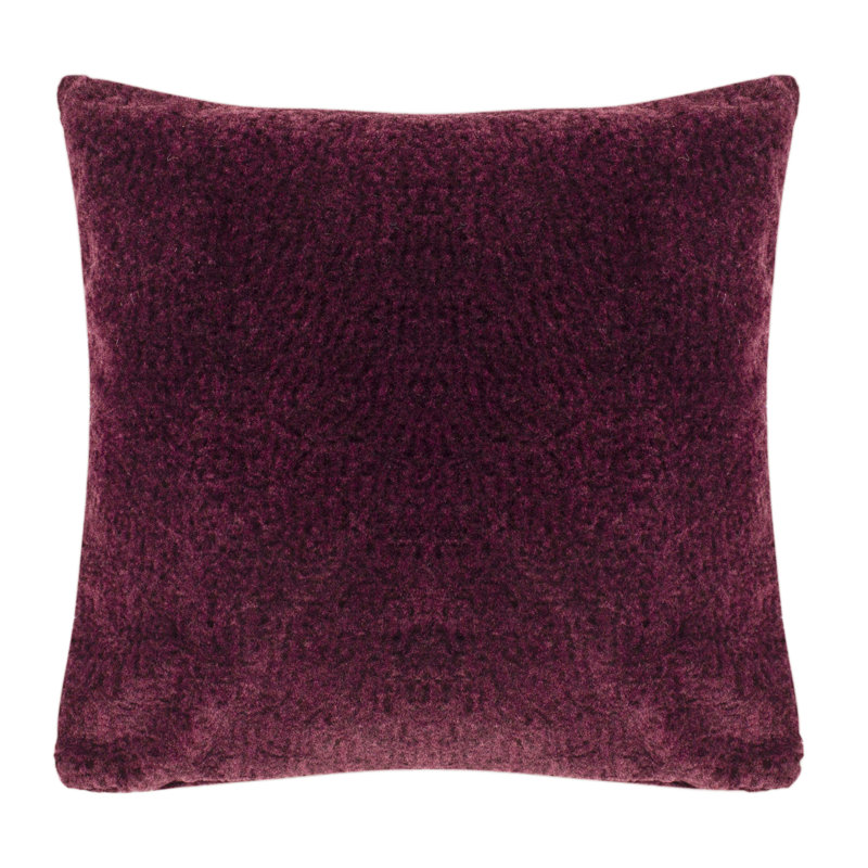 Barica Dark Red 20" x 20" Decorative Throw Pillow