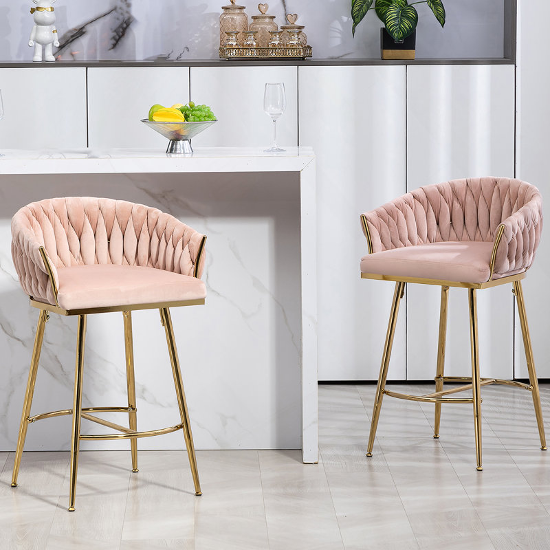 Tabouret de comptoir Cairo, Rose