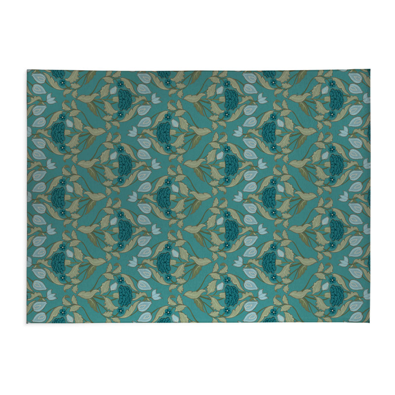 Piper Soft Step Outdoor Area Rug, Blue, Rectangle 10' x 8'