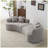 Modern Curved Four Seater Compression Sponge Sofa-1109155