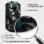 Teal Fragmented Forms - Cylinder Shape Unique Cubism Wall Clock-105567041
