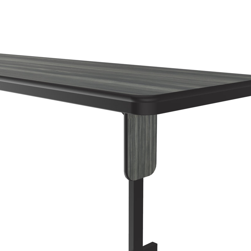 Rectangle Modular Training Table, New England Driftwood, 29" H x 96" W x 24" D