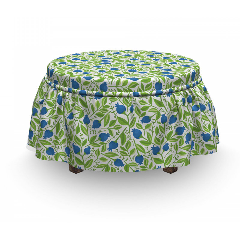 Ensemble de housse pour repose-pieds 2 pièces, Motif7