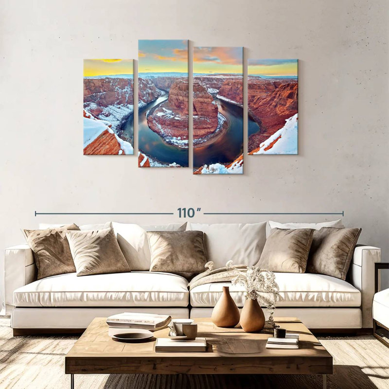 Alvord Horseshoe Bend River, 48'' H x 75'' W
