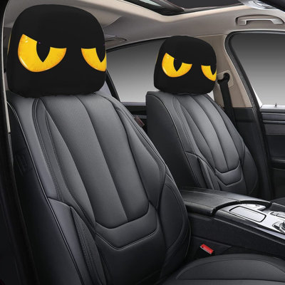 headrest cover Printed Car Headrest Covers Stylish Automotive Head Pillow Protector CasesSoft Breathable Decorative Headrest Cushion Covers For Car Interior