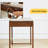 Simple Dark Brown Household 2-drawer Writing Desk-1251695616