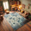 Machine Printed 177cm X 122cm Area Rug