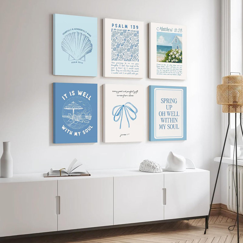 6 Piece Wrapped Canvas Print