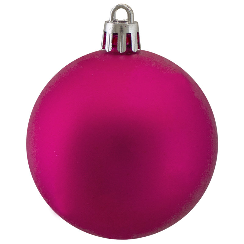 Ornements de boule de Noël incassable 32ct, Rose