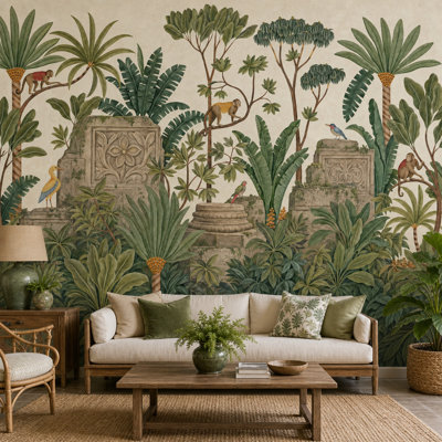 Papier peint jungle tropicale