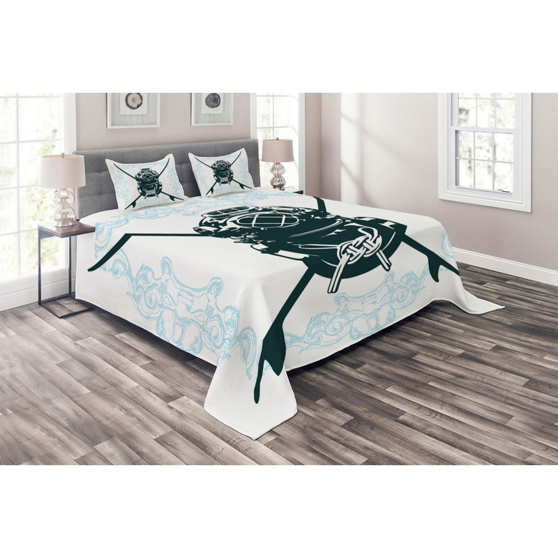 Coastal Polyester Coverlet