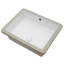 Elegant Ceramic Bathroom Sink - Rectangular Undermount For A Classy Look Fixture