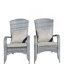 Chaise de patio avec coussins (coussin gris)-1439298873