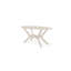 Table basse d'extérieur 24 "x 42" en polymère de qualité marine-109664964