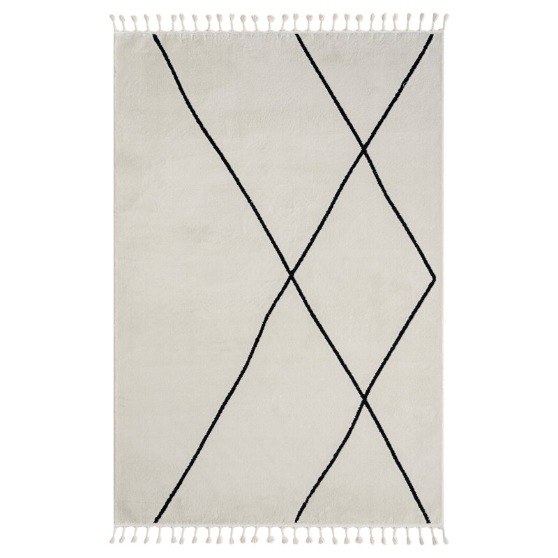 Oasis Tapis white Rug, Rectangle 200 x 290cm
