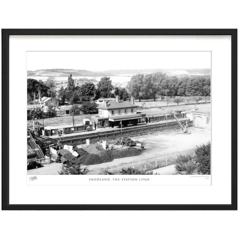 Snodland, The Station C1960 by Francis Frith - Single Picture Frame Print, 60cm H x 80cm W x 2.3cm D
