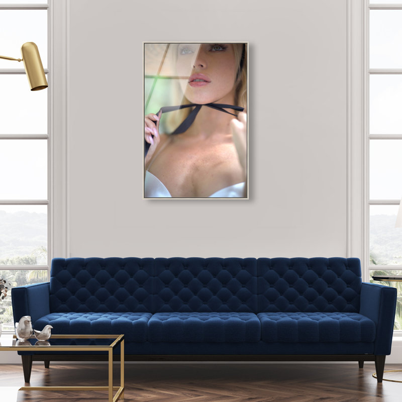 Yours Forever Canvas Fashion Print by Oliver Gal, Black Frame, 10 x 15, 31"H x 21"W, Silver Frame