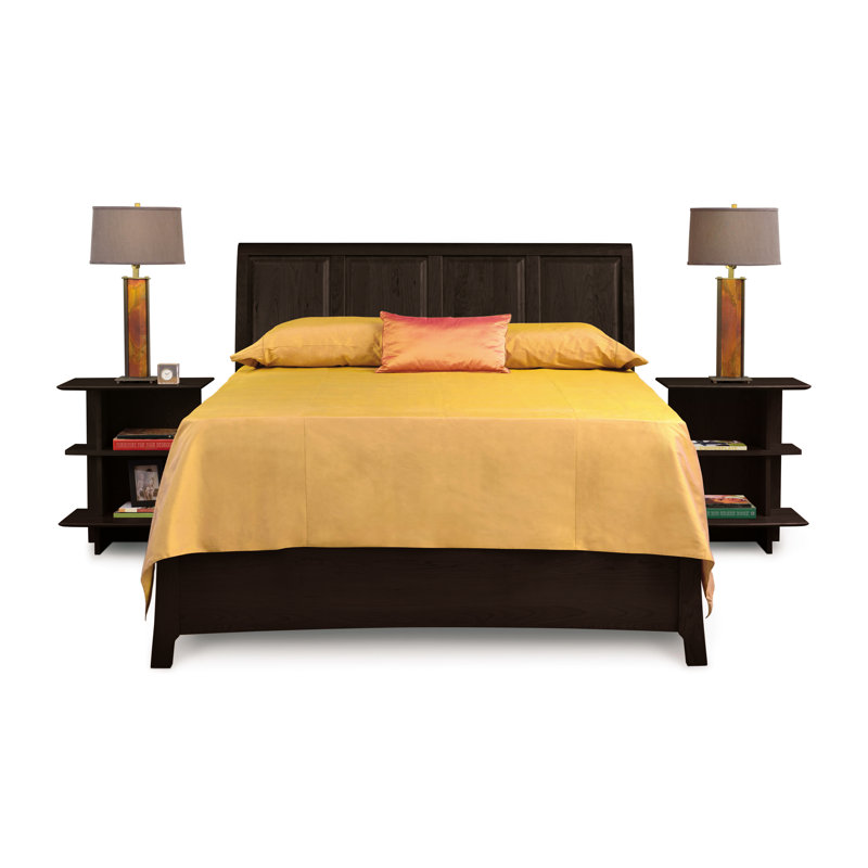 Sarah Storage Bed, Queen, Smoke Cherry