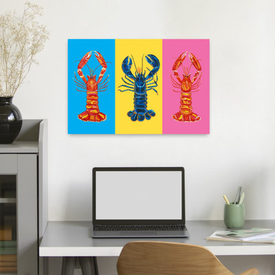 Art contemporain Art homard contemporain